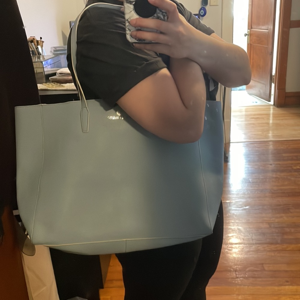 Baby Blue Vince Camuto Tote - Picture 11 of 12